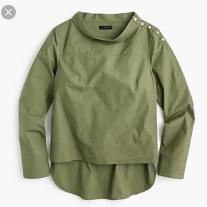 J. Crew Funnel Neck Shirt NWT